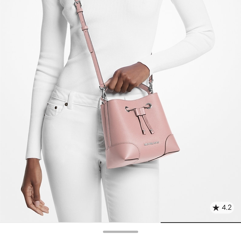Michael Kors Blush Mini Bucket Bag - Picture 3 of 11